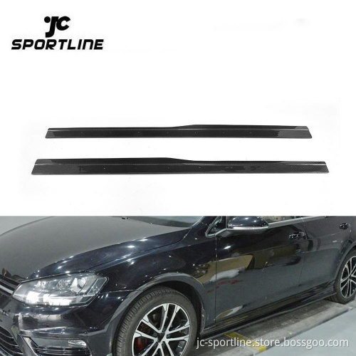 Carbon Fiber Side Skirt Extension for Volkswagen Golf VII MK7 R/R-Line